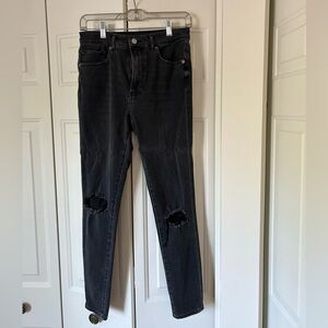 Black skinny jeans from Express